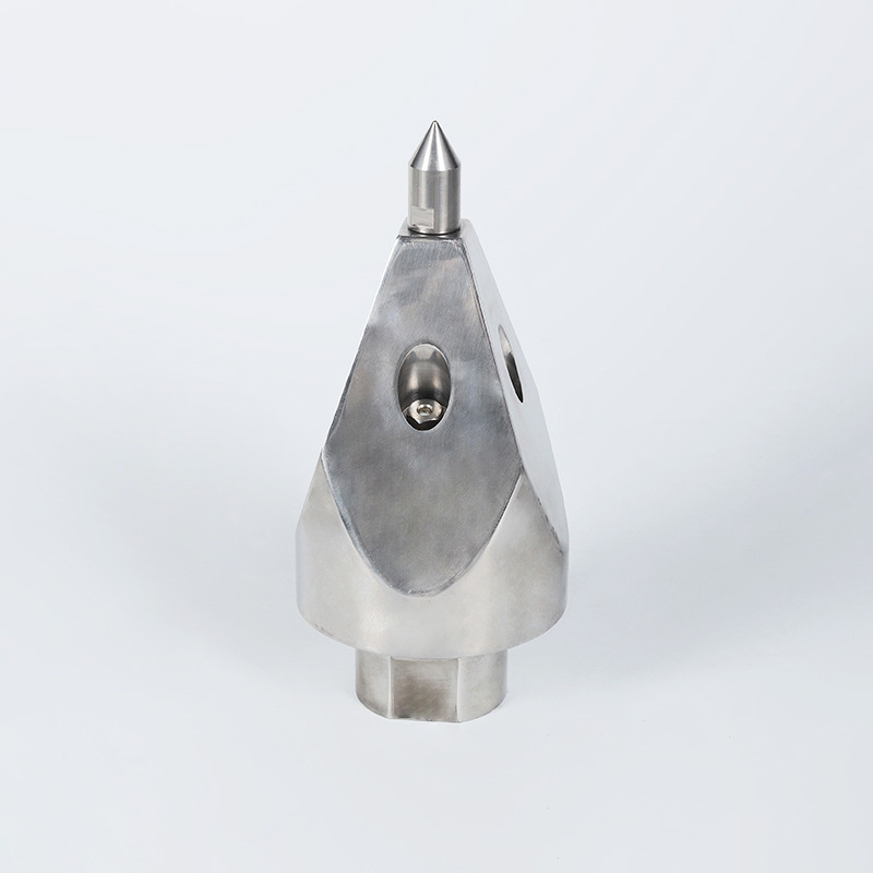 Glanadh ardbhrú agus díghlasáil nozzle rothlach