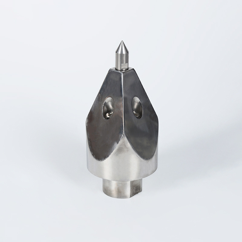 Glanadh ardbhrú agus díghlasáil nozzle rothlach