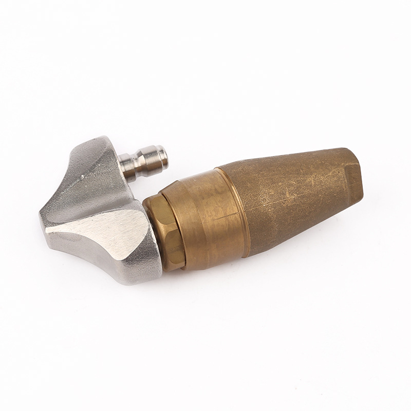 Garraíodóireacht gairdín cruach mhiotail dhosmálta 304 ceann sprinkler soladach