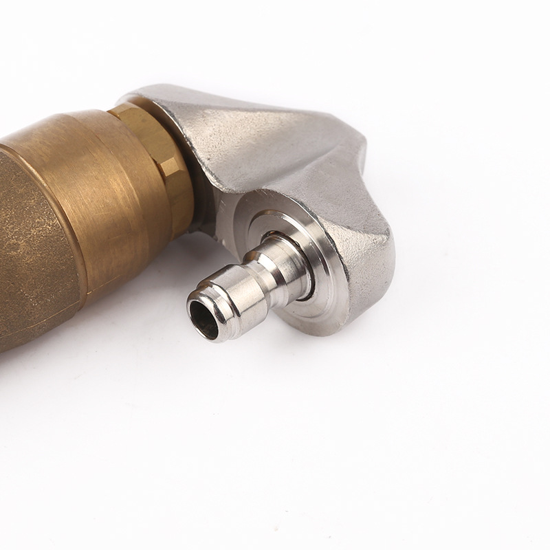 Garraíodóireacht gairdín cruach mhiotail dhosmálta 304 ceann sprinkler soladach