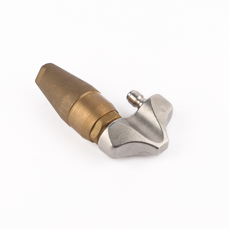 Garraíodóireacht gairdín cruach mhiotail dhosmálta 304 ceann sprinkler soladach