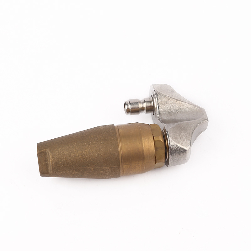 Garraíodóireacht gairdín cruach mhiotail dhosmálta 304 ceann sprinkler soladach